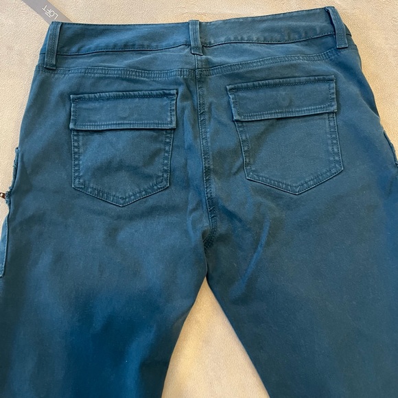 NWT Loft Marisa  fit utility zip pants - Picture 9 of 10